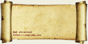 Dina Krnjinac vizit kartica